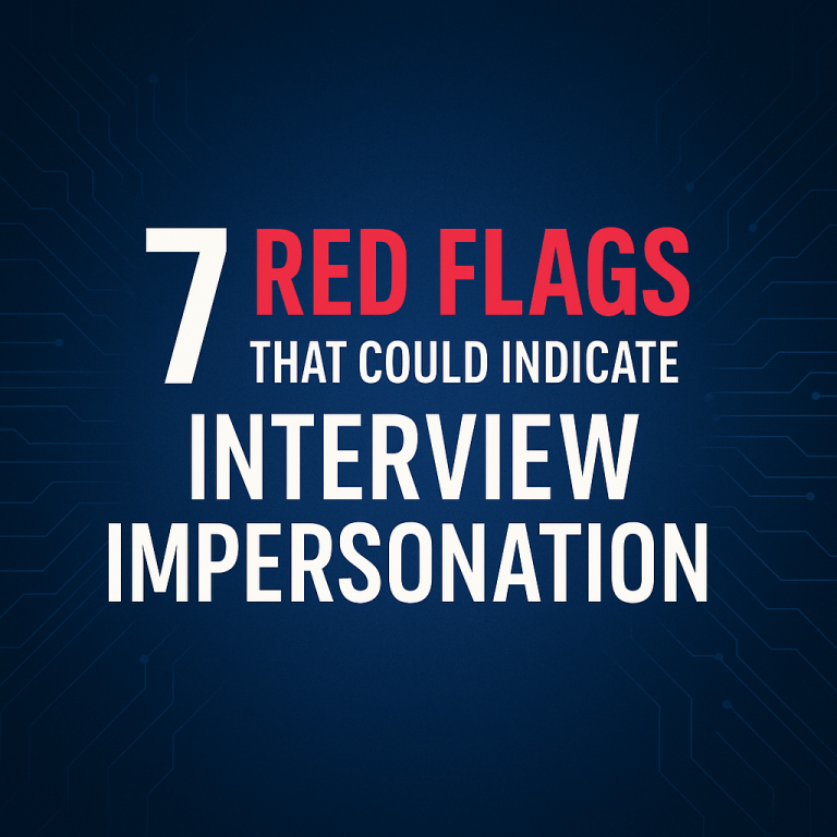 7 Red Flags That Could Indicate Interview Impersonation