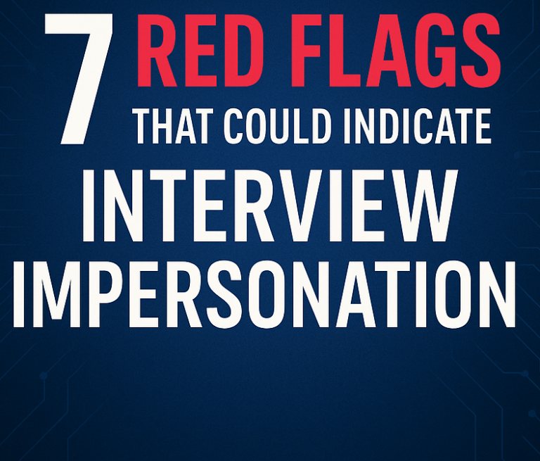 7 Red Flags That Could Indicate Interview Impersonation